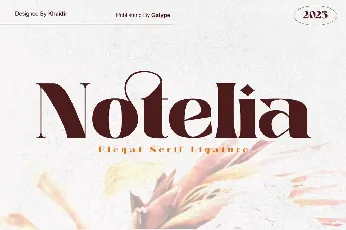 Notelia font