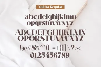 Notelia font