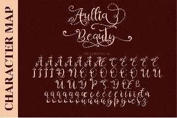 Aullia Beauty font