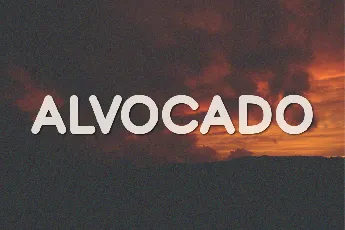 Alvocado font