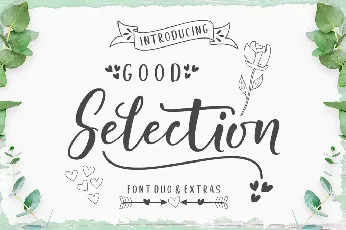 Good Selection Script font