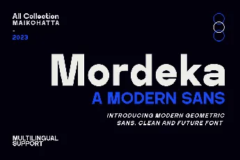 Mordeka font