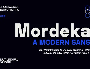 Mordeka font