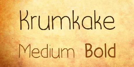 Krumkake font