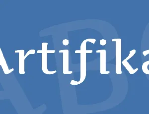 Artifika font