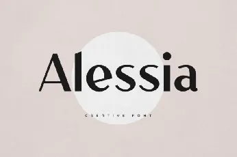 Alessia Sans Serif font