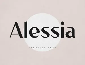 Alessia Sans Serif font