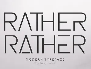 Rather font