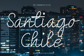 Santiago Chile font