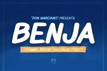 Benja Comic Book font