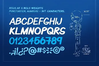 Benja Comic Book font