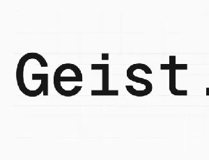 Geist Mono Family font