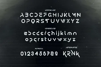 Return Space font