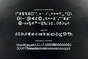 Return Space font