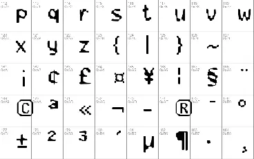 SB Phormic font