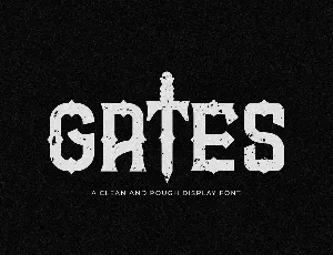 GATES font