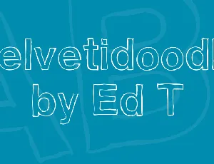 Helvetidoodle by Ed T font