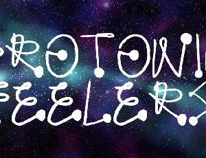 Protonic Feelers font