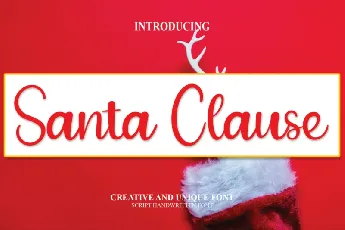 Santa Clause Script font