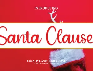 Santa Clause Script font