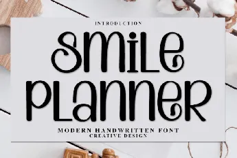 Smile Planner font