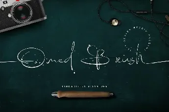 Omed Brush font