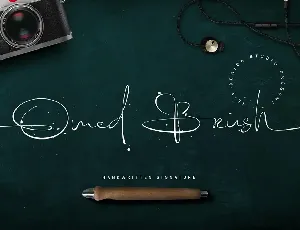 Omed Brush font