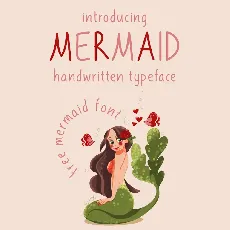 Mermaid font