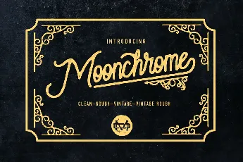 Moonchrome Typeface font