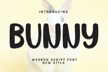 Bunny Display font