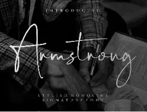 Armstrong font