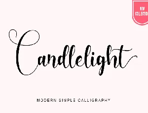 Candlelight Dinner-personal use font