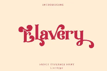 Elvery font