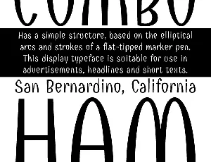 Combo font