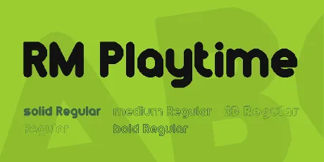 RM Playtime font