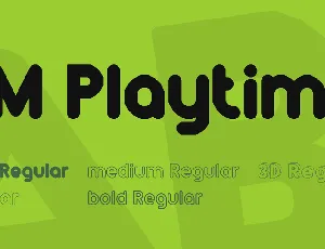 RM Playtime font