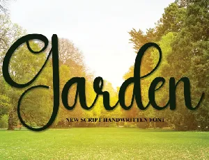 Garden Script font
