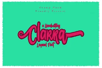 Clarra Layered Script font