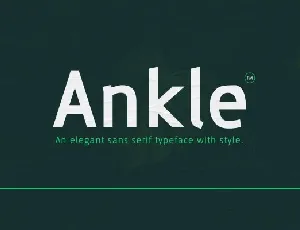 Ankle Sans font