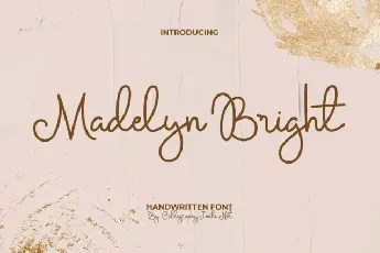 Madelyn Bright font