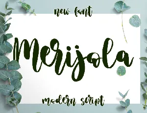 Merijola - personal use font