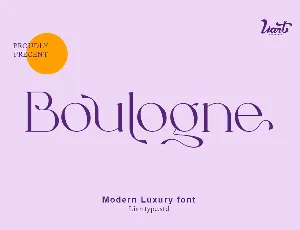 Boulogne font