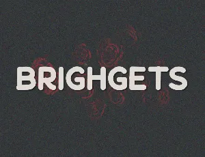 Brighgets font