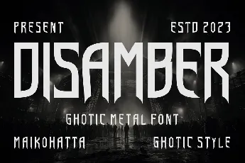 Disamber font