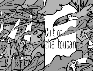 Cult of the toucan font