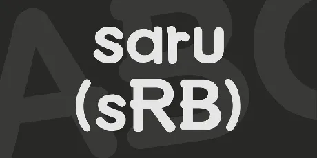 saru (sRB) font