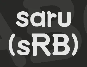 saru (sRB) font