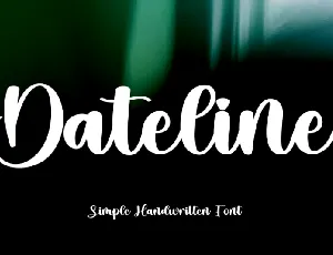 Dateline font