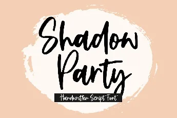 Shadow Party font