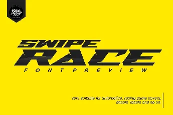 Swipe Race font